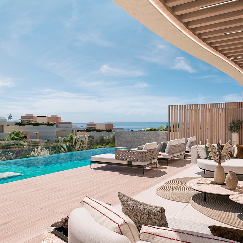 Awangardowy apartament o wyjątkowej architekturze na wybrzeżu Costa del Sol