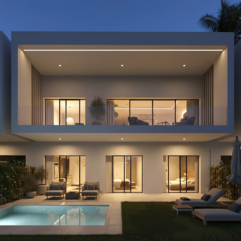 Eleganckie wille w pierwszej linii pola golfowego z widokiem na Morze Śródziemne w prestiżowej lokalizacji Casares Golf