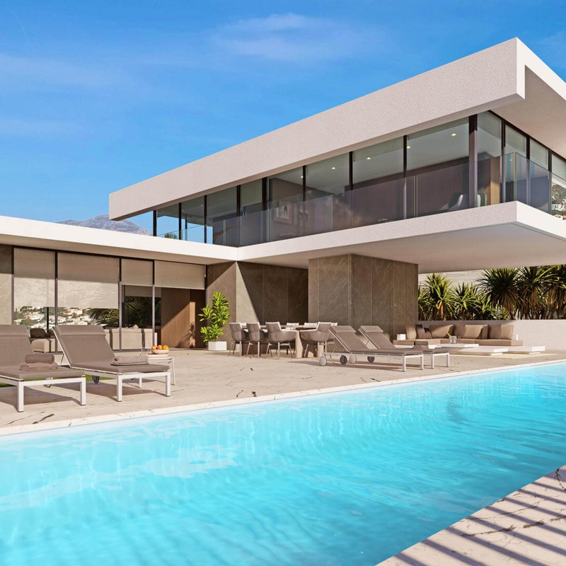 Dynamiczny projekt w portowym miasteczku Moraira