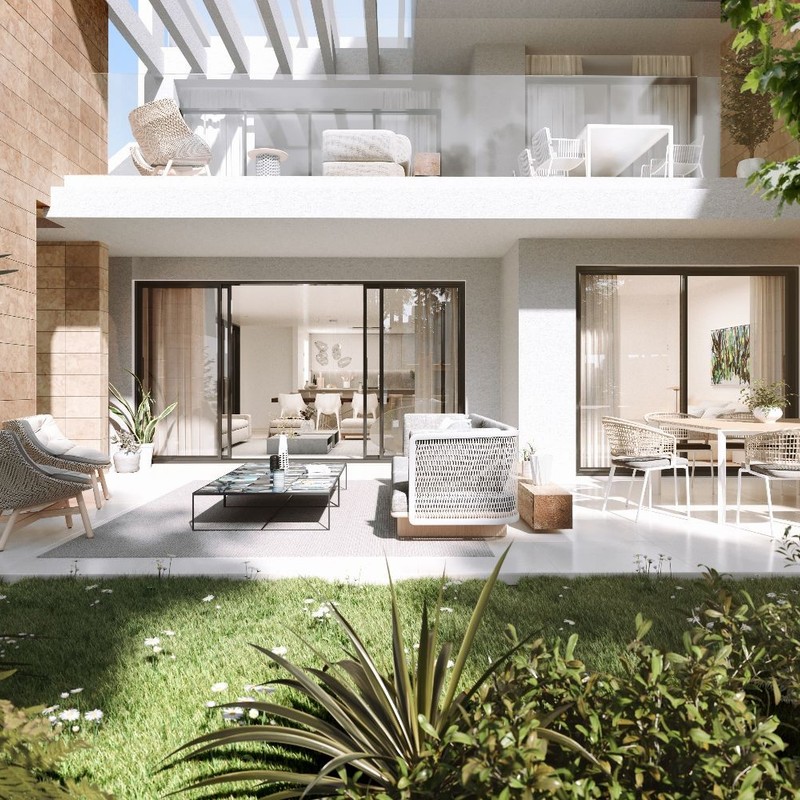 Przestronny apartament blisko plaży w Esteponie