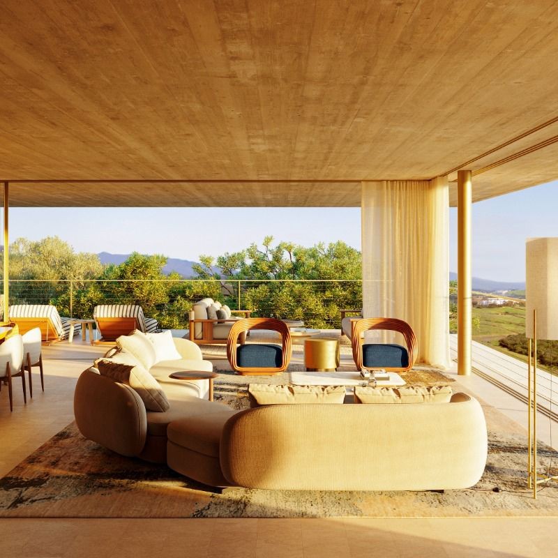 Ikona luksusu z widokami na morze w sercu Finca Cortesín