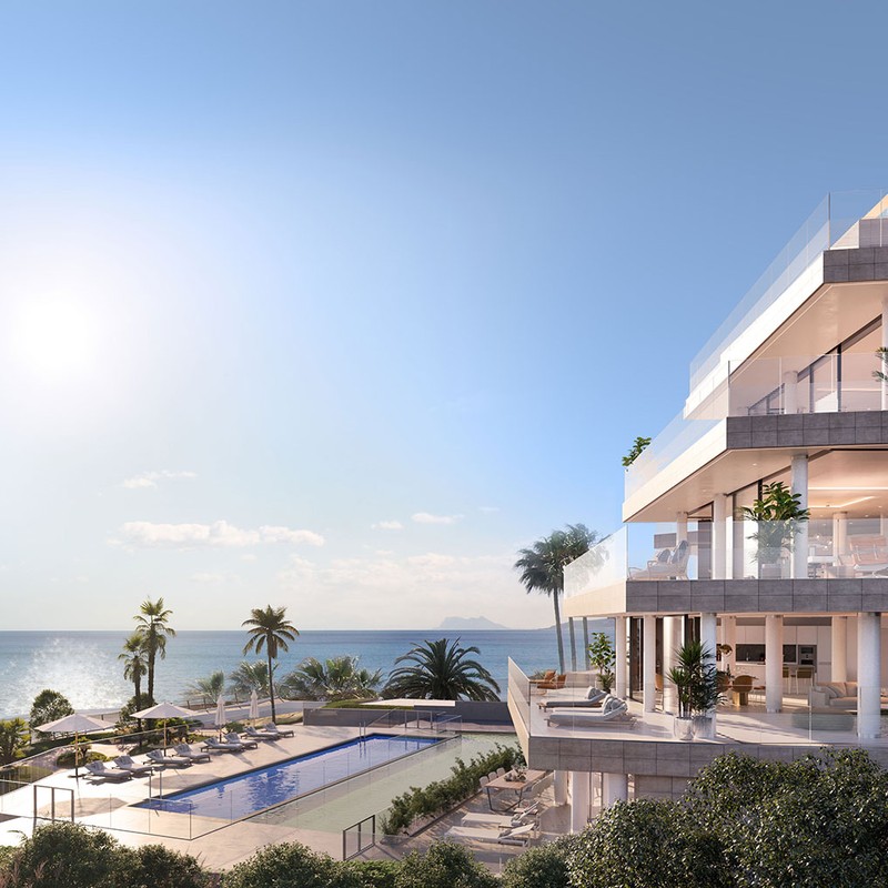 Wyjątkowe apartamenty w pierwszej linii brzegowej w Esteponie